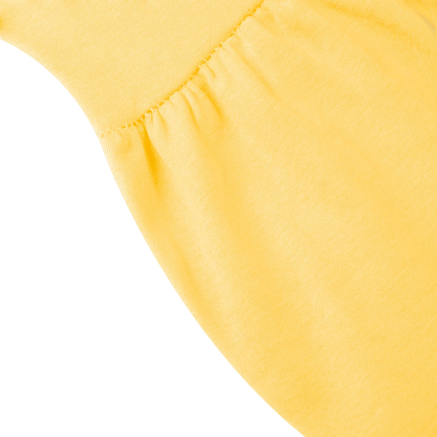 Yellow - Short Sleeve Dress
