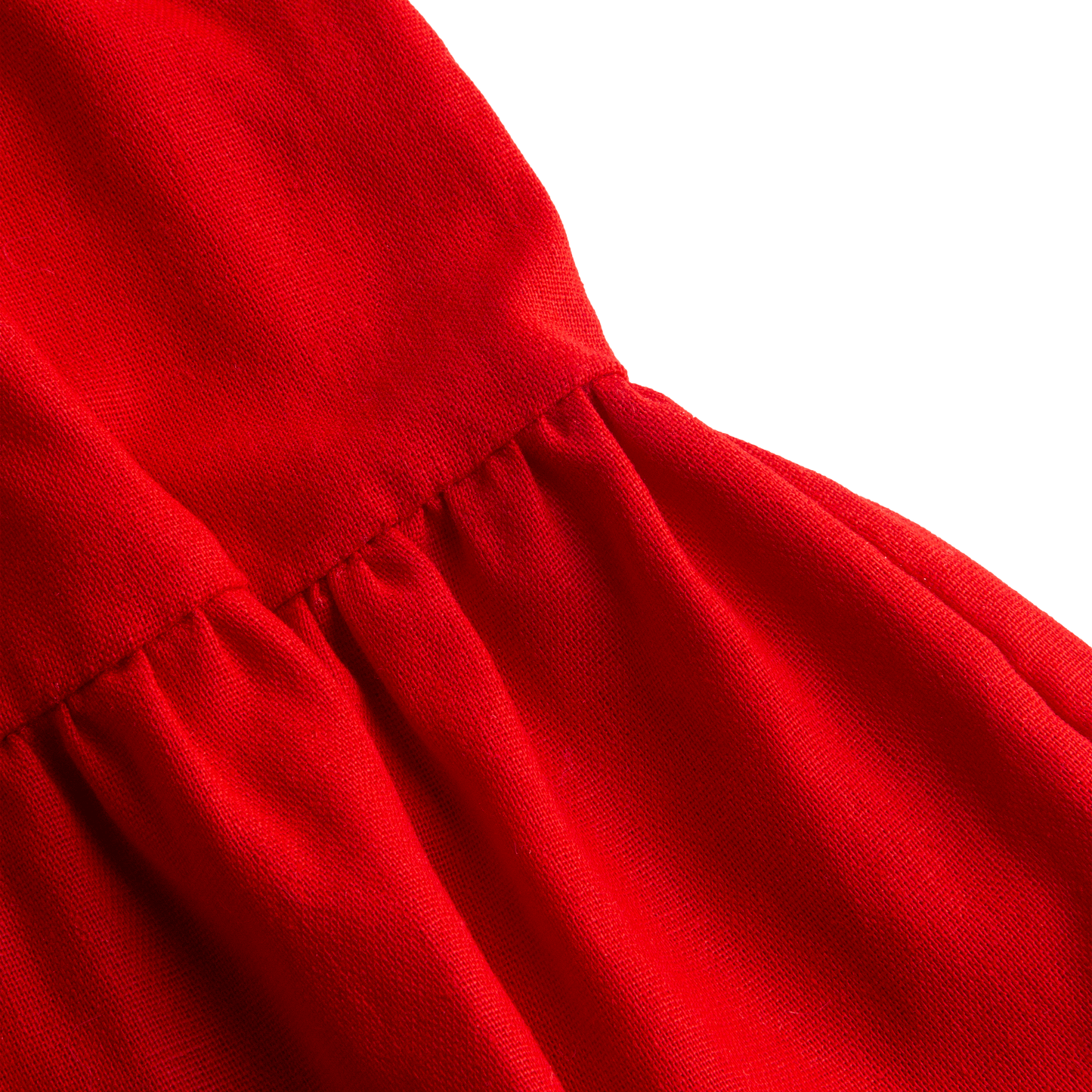 Red Linen Dress