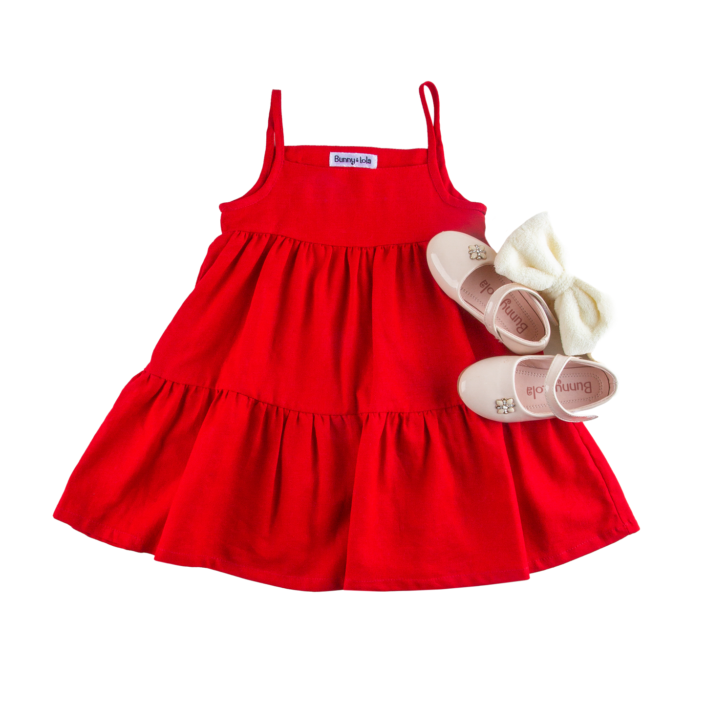 Red Linen Dress