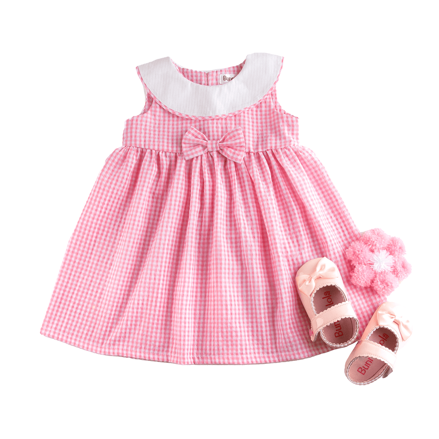 Checked Flared dress