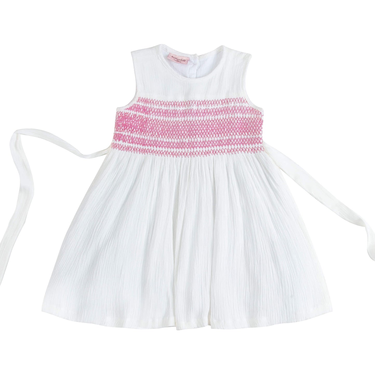 Princess Off white Smocked Dress